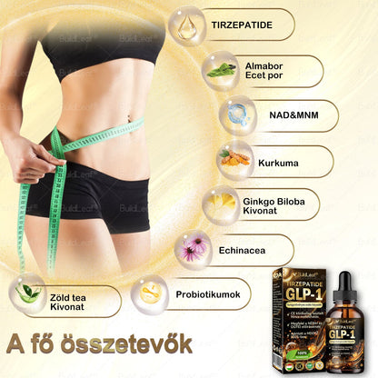 Mayo Clinic Ajánlott | Hivatalos Bolt | BuildLeaf® TIRZEPATIDE GLP-1 Gyógynövényes Orális Folyadék 👍